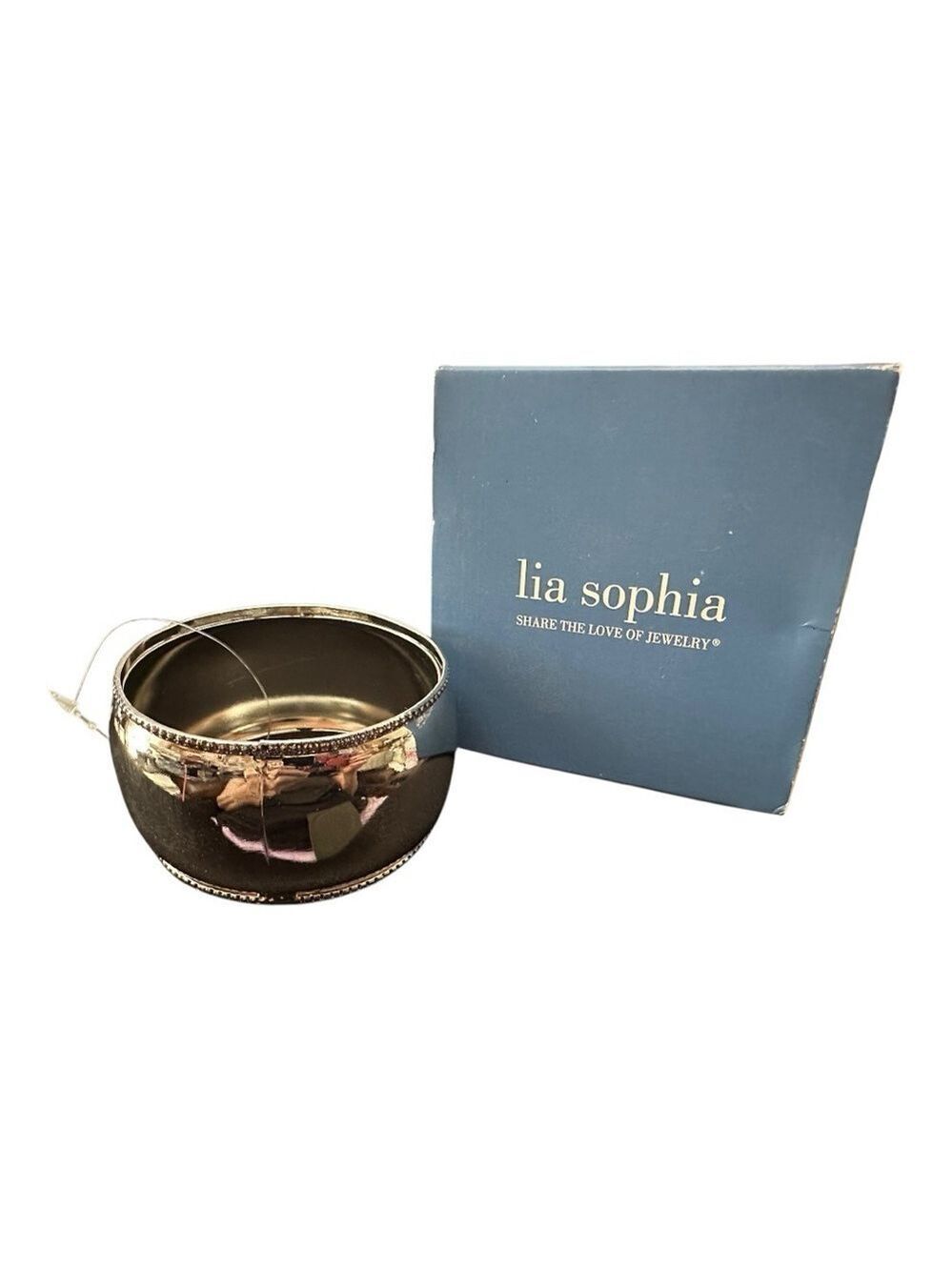Lia Sophia Wide Silver Bracelet 2 Available